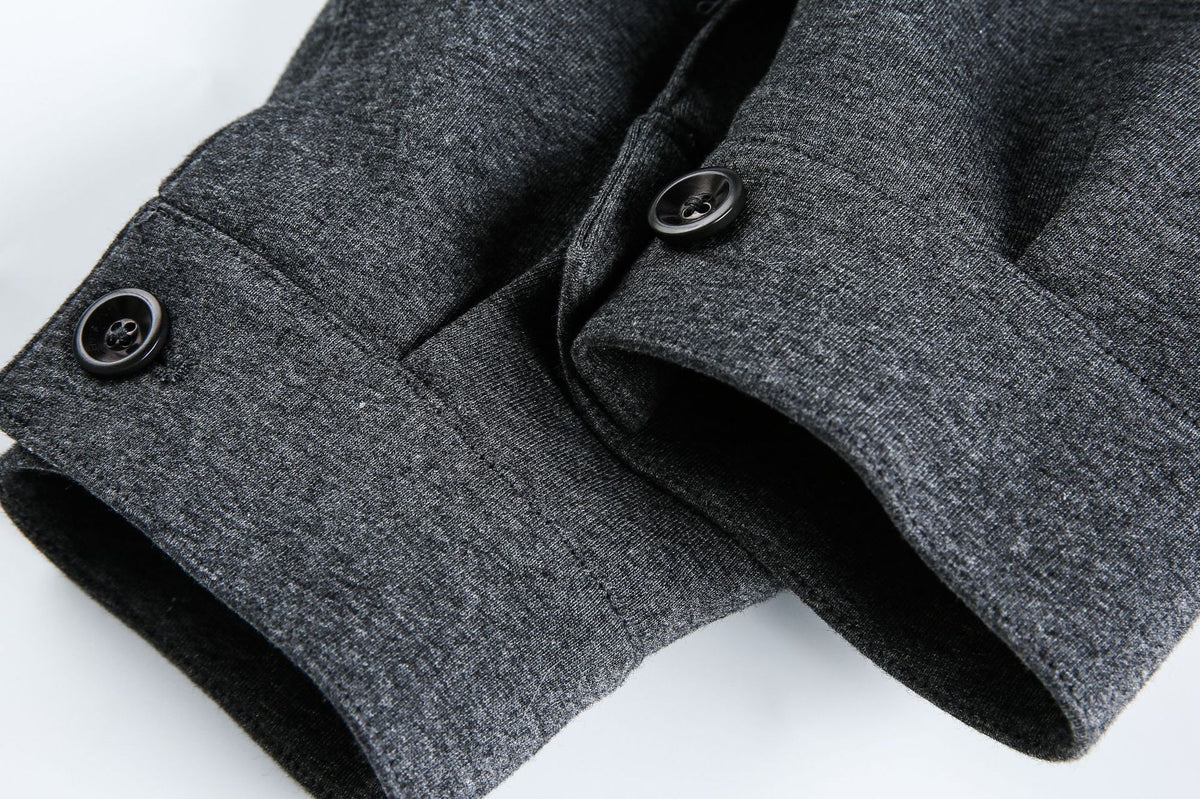 Grey Detachable Faux Fur Neck Hiking Jacket