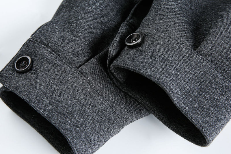 Grey Detachable Faux Fur Neck Hiking Jacket