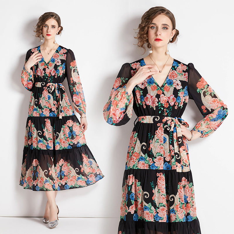 FLORA PLEATED DRESS III