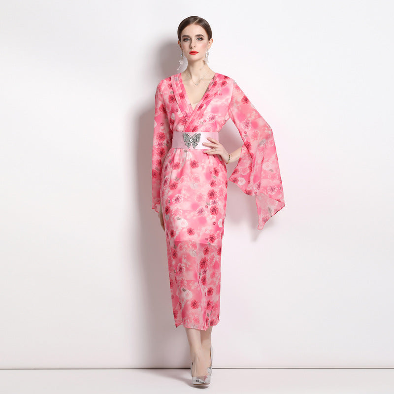 FLORA KIMONO DRESS
