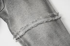 Patched Distressed Hoddie