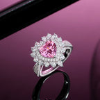 PINK HEARTED RING