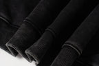 Patched Distressed Hoddie