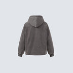 Asymmetric Zipped Hoddie