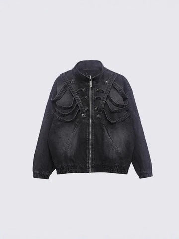 Belted Bondage Denim Jackets