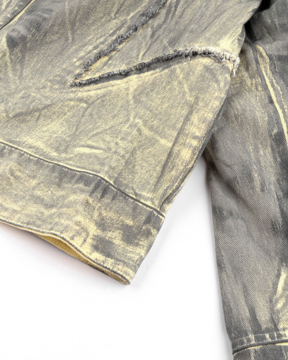 Spaced Metal Gather Jacket