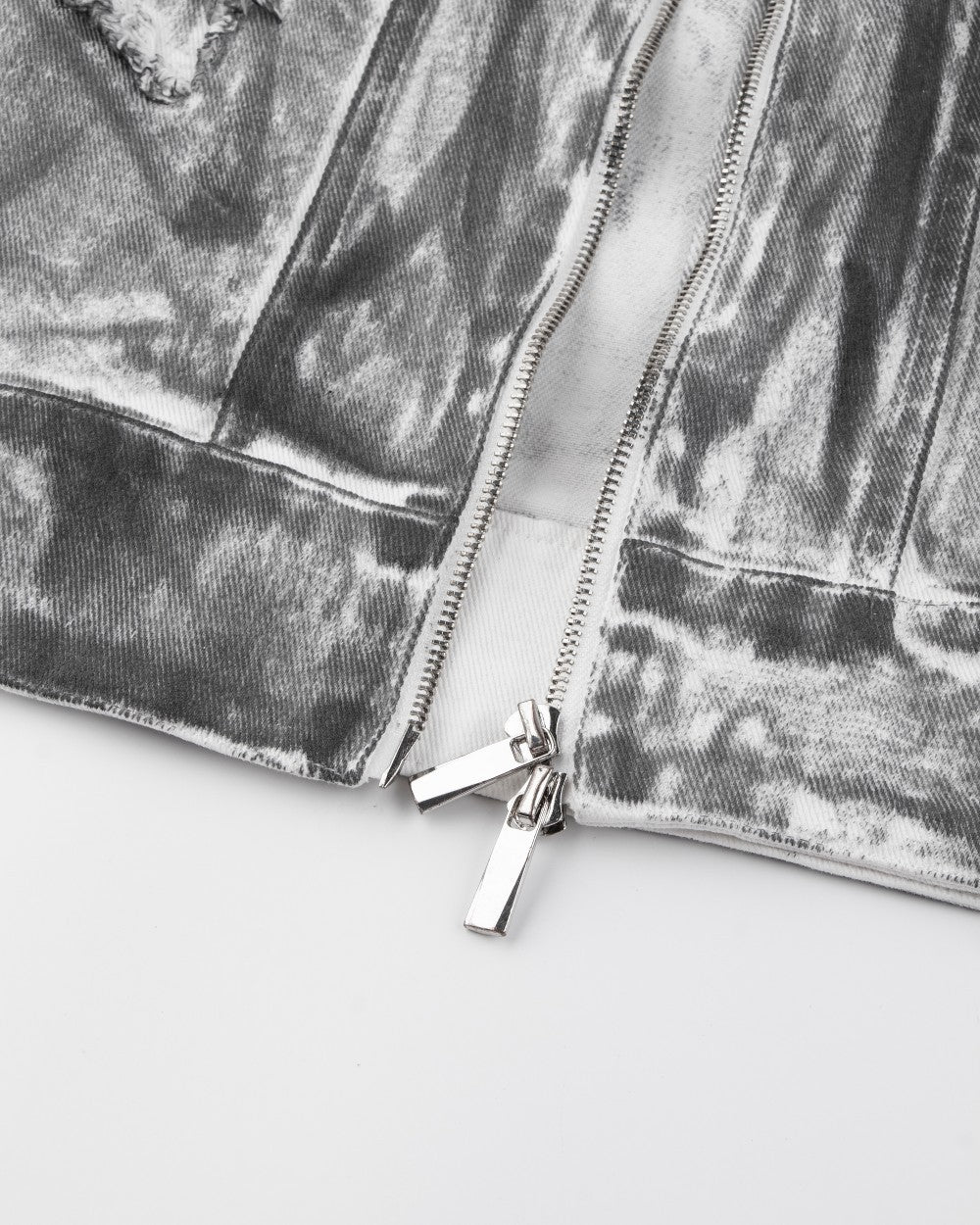 Spaced Metal Gather Jacket