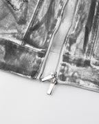 Spaced Metal Gather Jacket