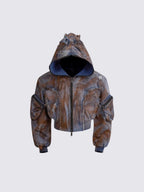 Dune Distressed Hooded Jackets