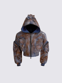 Dune Distressed Hooded Jackets