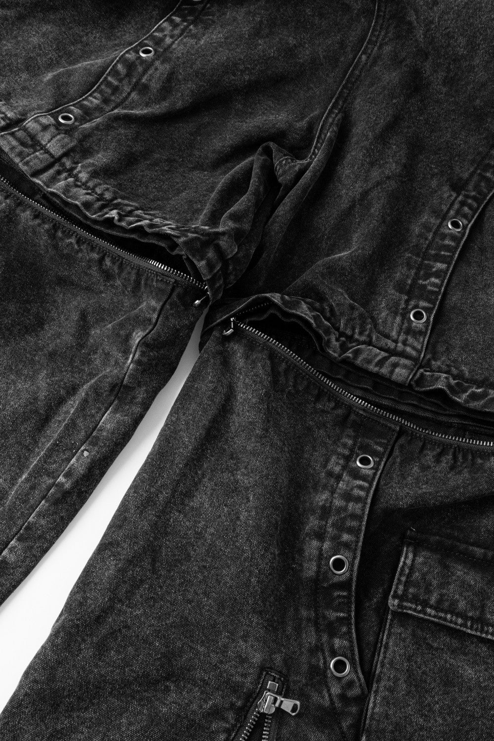 Detachable Cargo Denim Pants