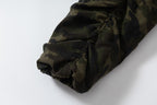 Army Green Hooded Layer Jacket