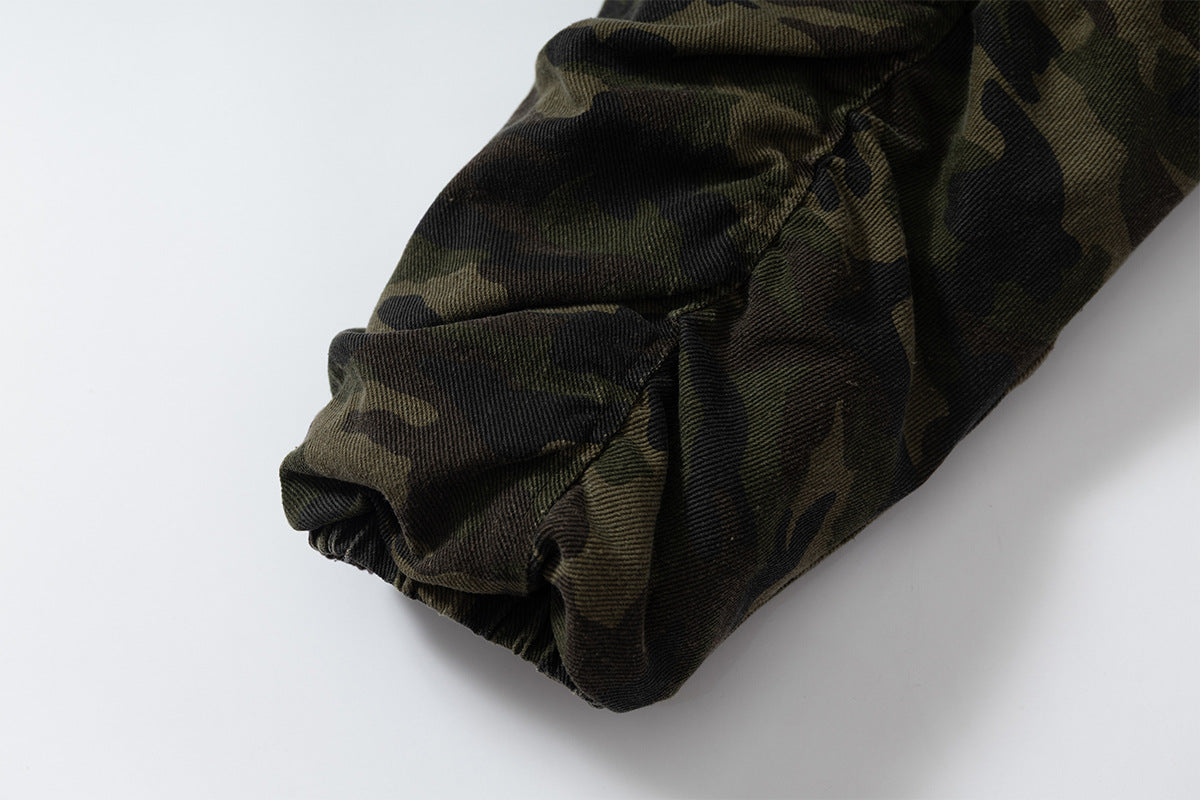 Army Green Hooded Layer Jacket
