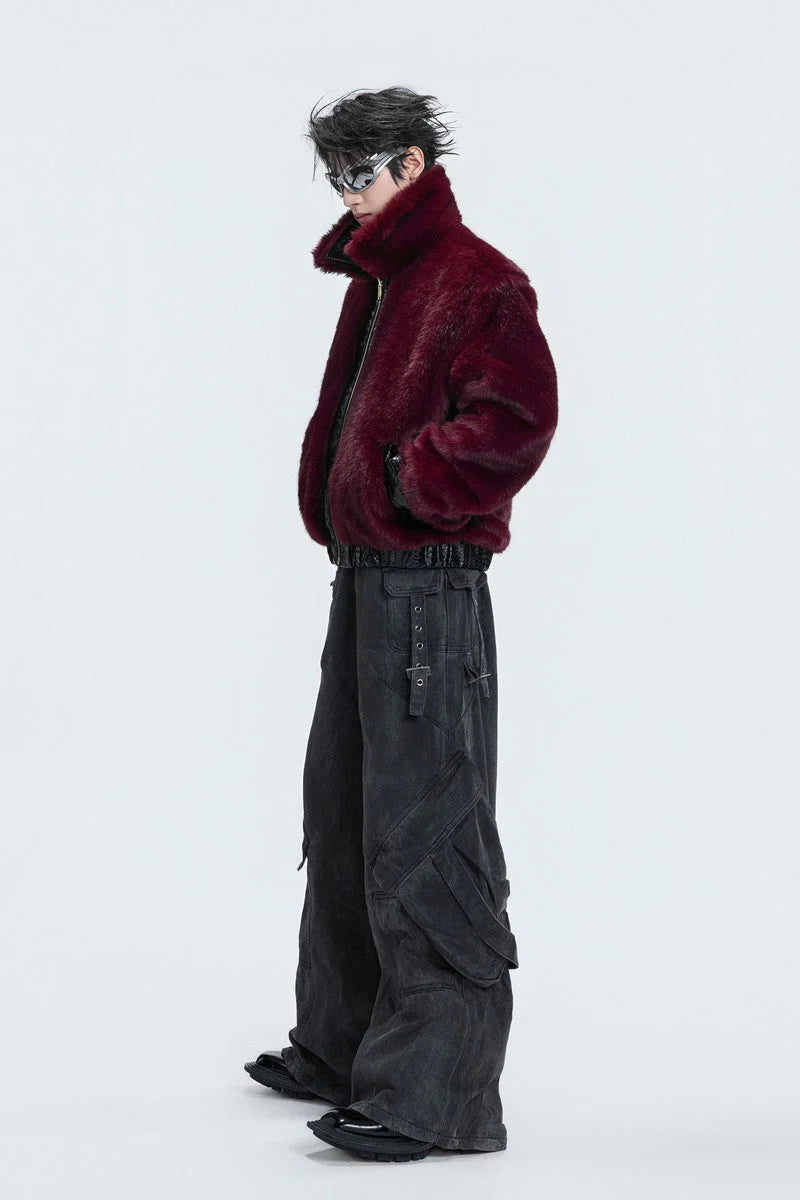 Reversible Mink Fur Puffer Jacket