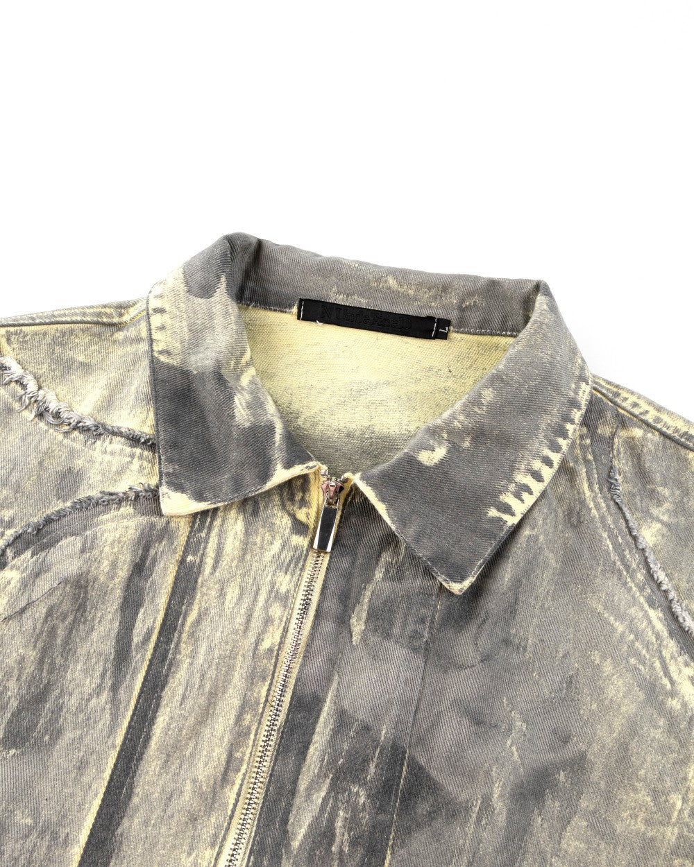 Spaced Metal Gather Jacket