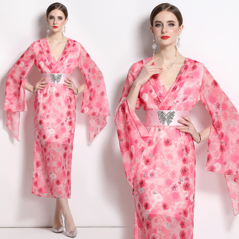 FLORA KIMONO DRESS