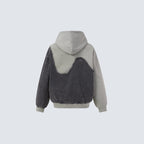 Curved Distressed Hoodie