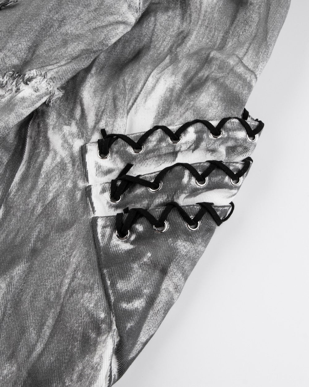 Spaced Metal Gather Jacket