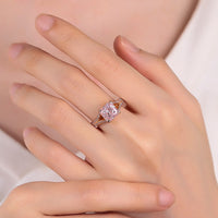 ROSE PINK SQUARED RING