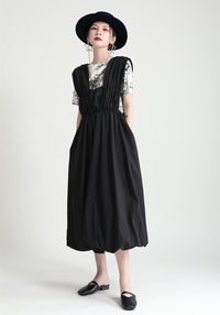 GATHERED MAID DRESS