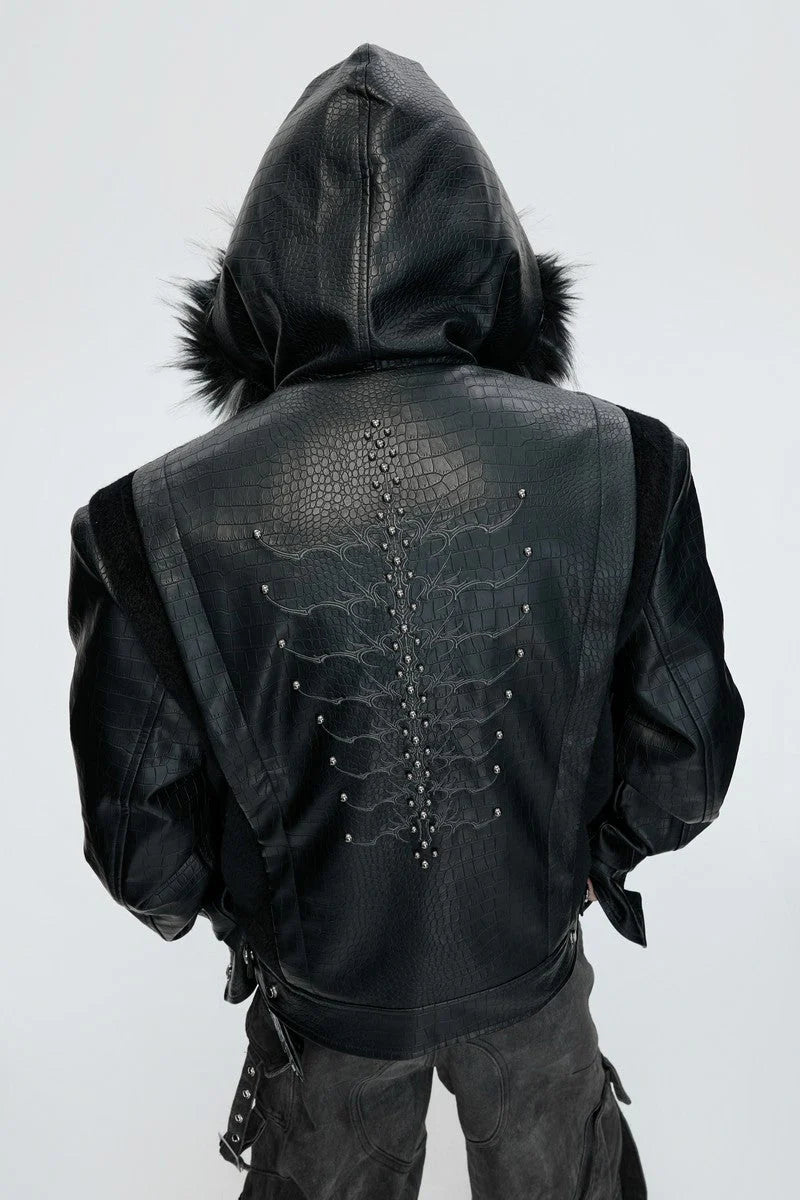 Croc Hooded Puffer Jacket