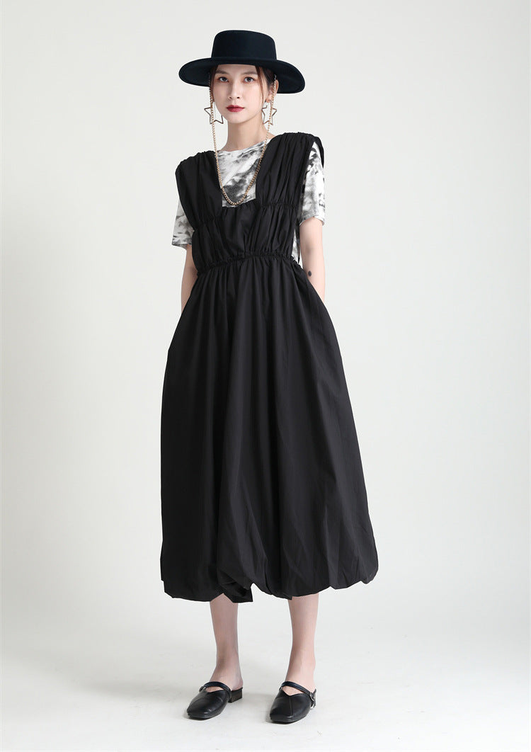 GATHERED MAID DRESS