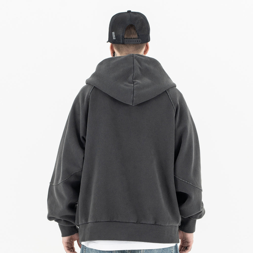 Oversized Scarfed Hoodie