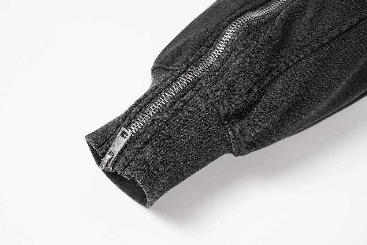 Asymmetric Zipped Hoddie
