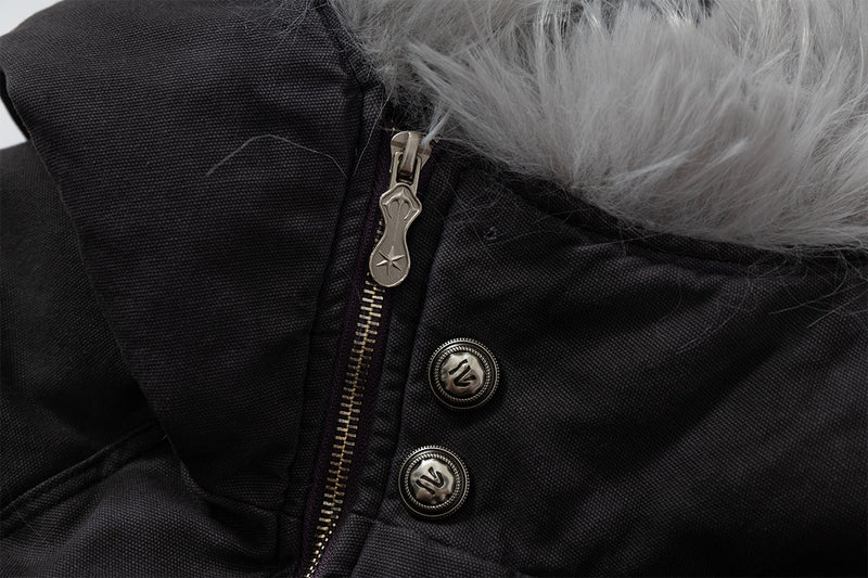 Asymmetrical Zip Hooded Jacket