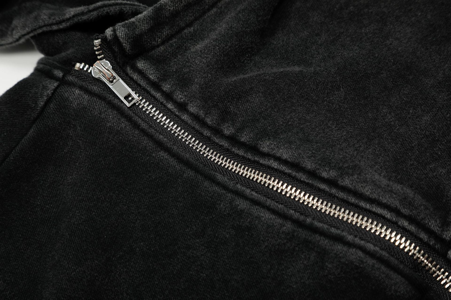 Asymmetrical Zip-Up Hoodie