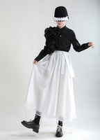 GATHERED JUMP SKIRT
