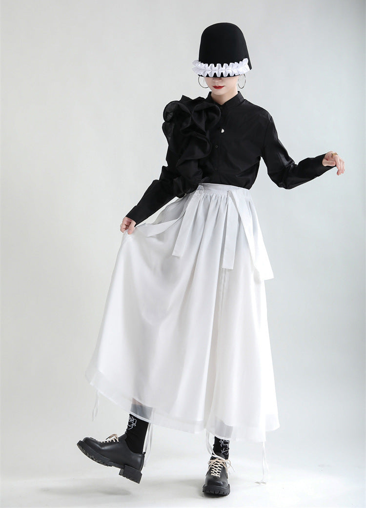 GATHERED JUMP SKIRT