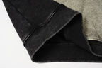 Patched Distressed Hoddie