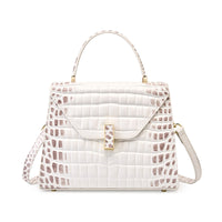 LISA CROC HANDBAG