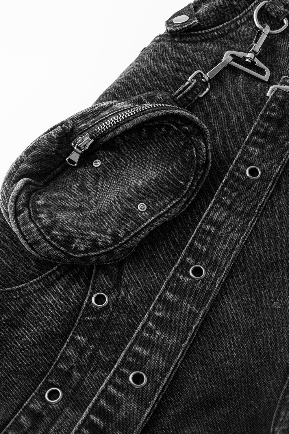 Detachable Cargo Denim Pants