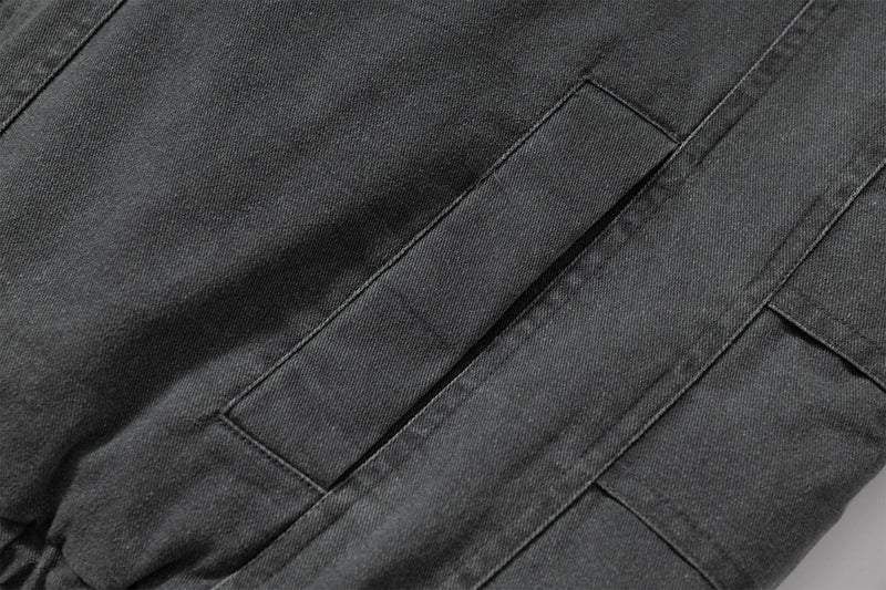 Classic Baggy Flight Funnel Denim Jackets