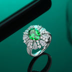 EMERALD OVAL RING