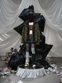 Army Green Hooded Layer Jacket