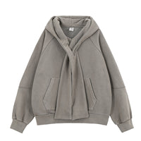 Oversized Scarfed Hoodie