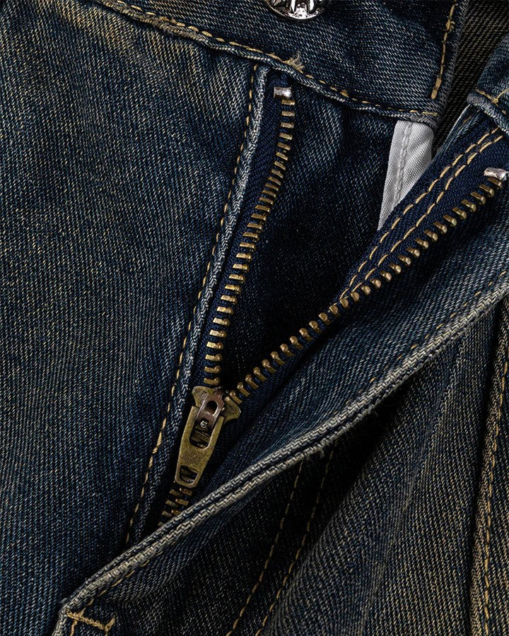 Dirt Stringed Denim Pants