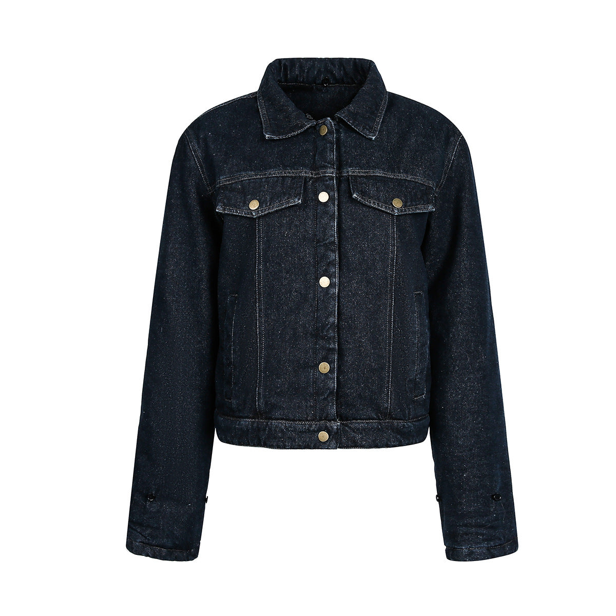 Detachable Faux Fur Denim Jacket