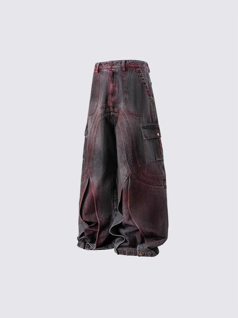 Arch Bloody Curved Denim Pants