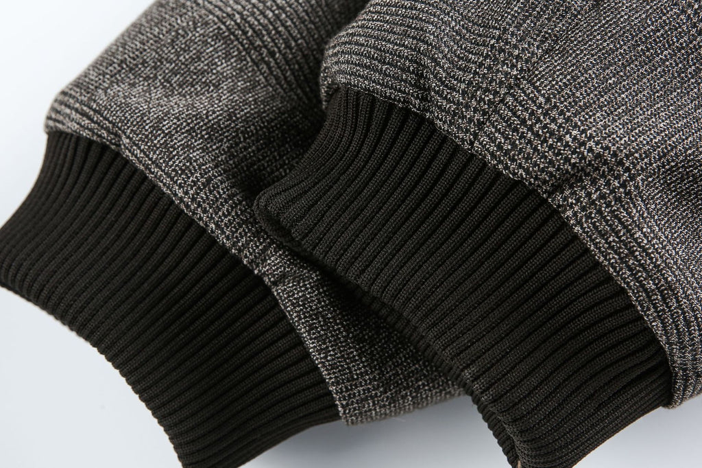 Grey Faux Fur Hooded Flight Jacket