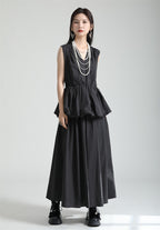 GATHERED LAYER DRESS