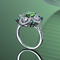 EMERALD FLORA RING