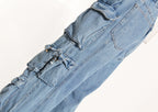DENIM CARGO PANTS