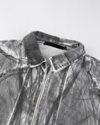 Spaced Metal Gather Jacket