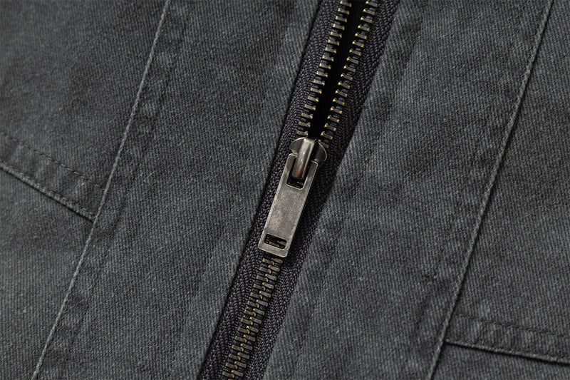 Classic Baggy Flight Funnel Denim Jackets