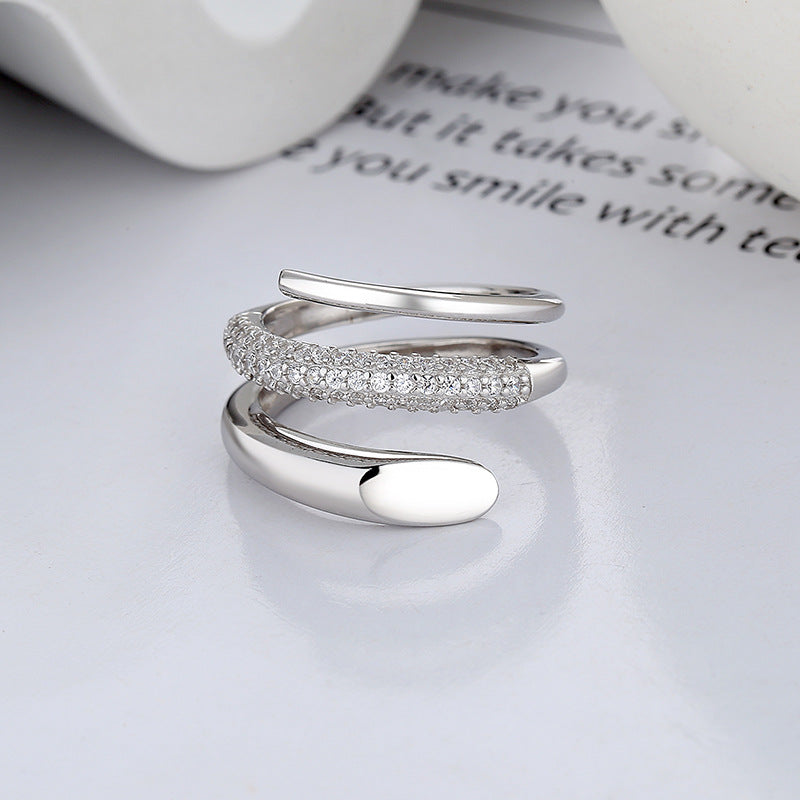 ROMEO SWAROVSKI TWISTED RING