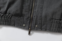 Classic Baggy Flight Funnel Denim Jackets